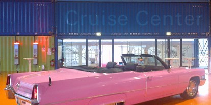 Hochzeitsauto-Vermietung - Hamburg-Umland - Pink Cadillac Cabrio 1969