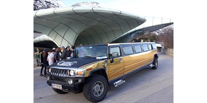 Hochzeitsauto-Vermietung - Einzugsgebiet: national - Tirol - HUMMER Stretch-Limousine