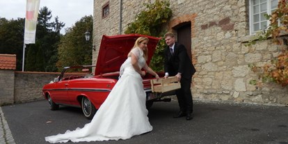 Hochzeitsauto-Vermietung - Bad Kissingen - Romantisches US Cabriolet als Hochzeitsauto - Buick Skylark Cabrio von bluesmobile4you