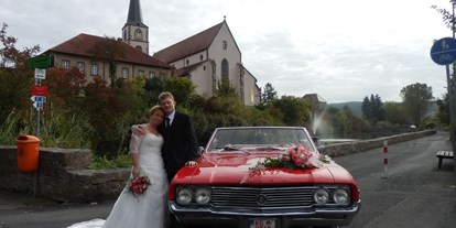 Hochzeitsauto-Vermietung - Chauffeur: nur mit Chauffeur - Bayern - Romantisches US Cabriolet als Hochzeitsauto - Buick Skylark Cabrio von bluesmobile4you