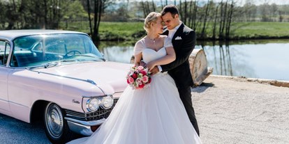 Hochzeitsauto-Vermietung - Marke: Cadillac - Bayern - Pink Cadillac als Hochzeitauto - Pink Cadillac von Dreamday with Dreamcar - Nürnberg