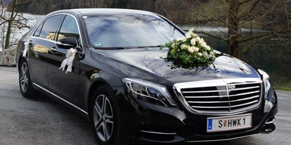 Hochzeitsauto-Vermietung - Marke: Mercedes Benz - Salzburg - Mercedes S-Klasse von HWK Salzburg Limousinenservice