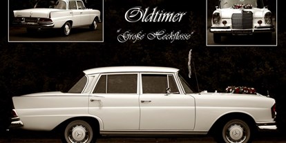 Hochzeitsauto-Vermietung - Versicherung: Vollkasko - Sachsen - Mercedes Benz W111 von Leipzig-Oldtimer.de - Hochzeitsautos mit Chauffeur