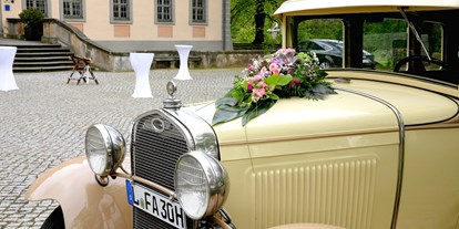 Hochzeitsauto-Vermietung - Marke: Ford - Sachsen - Ford Model A von Leipzig-Oldtimer.de - Hochzeitsautos mit Chauffeur