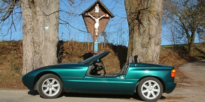 Hochzeitsauto-Vermietung - Versicherung: Vollkasko - Bayern - BMW Z1 von Classic Roadster München