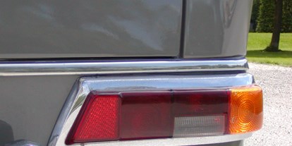 Hochzeitsauto-Vermietung - Versicherung: Vollkasko - Bayern - Mercedes Benz 230 Heckflosse von Classic Roadster München