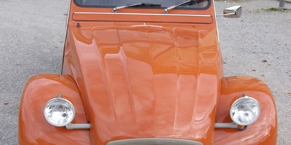 Hochzeitsauto-Vermietung - Versicherung: Teilkasko - Bayern - Citroen 2 CV6 von Classic Roadster München