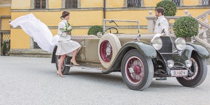 Hochzeitsauto-Vermietung - Farbe: Grau - Salzburg - Ein Austro Daimler Baujahr 1929  - fahr(T)raum - historisches Automobil