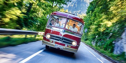 Hochzeitsauto-Vermietung - Österreich - Oldtimer in Action © Zopf Photography - Mercedes Benz O 321 H & O 321 HL von Messinger Reisen