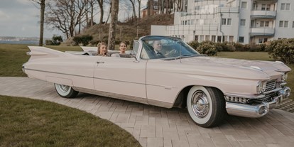 Hochzeitsauto-Vermietung - Traumhaftes Pink Cadillac 1959 Cabrio 