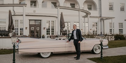 Hochzeitsauto-Vermietung - Art des Fahrzeugs: Oldtimer - Traumhaftes Pink Cadillac 1959 Cabrio 