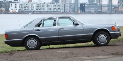 Hochzeitsauto-Vermietung - Farbe: Silber - Hochzeits-Sänfte 420SE Mercedes