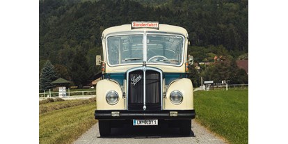 Hochzeitsauto-Vermietung - Marke: Saurer - Saurer L4C – „Murtal-Express“