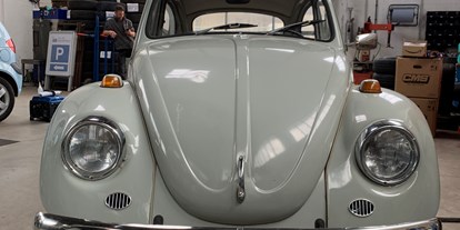 Hochzeitsauto-Vermietung - Tiere erlaubt - VW Käfer "Elsa" | Baujahr 1968
