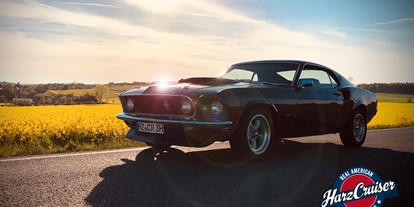 Hochzeitsauto-Vermietung - Chauffeur: Chauffeur buchbar - Sachsen-Anhalt - 1969er Mustang Fastback "John Wick"
