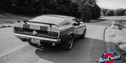 Hochzeitsauto-Vermietung - Chauffeur: Chauffeur buchbar - Thüringen - 1969er Mustang Fastback "John Wick"