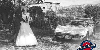 Hochzeitsauto-Vermietung - Versicherung: Teilkasko - Sachsen-Anhalt - 1970er Corvette C3 "Stingray" Cabrio