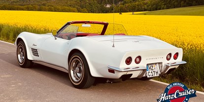 Hochzeitsauto-Vermietung - Farbe: Weiß - Sachsen-Anhalt - 1970er Corvette C3 "Stingray" Cabrio
