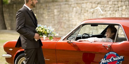 Hochzeitsauto-Vermietung - Versicherung: Vollkasko - Sachsen-Anhalt - 1966er Mustang Coupé