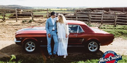 Hochzeitsauto-Vermietung - 1966er Mustang Coupé