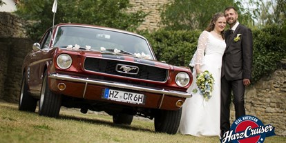 Hochzeitsauto-Vermietung - Farbe: Rot - Thüringen - 1966er Mustang Coupé