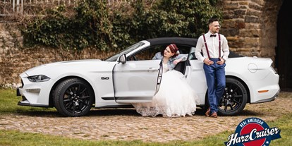 Hochzeitsauto-Vermietung - Chauffeur: Chauffeur buchbar - Sachsen-Anhalt - Mustang GT Cabrio