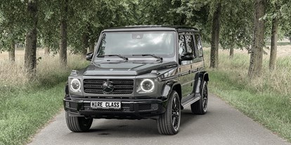 Hochzeitsauto-Vermietung - Marke: Mercedes Benz - Nordrhein-Westfalen - Front. - Mercedes G-Klasse G500