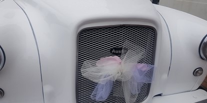 Hochzeitsauto-Vermietung - Tiere erlaubt - Londontaxi weiss