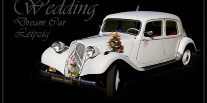 Hochzeitsauto-Vermietung - Versicherung: Vollkasko - Sachsen - Citroen Oldtimer Hochzeitsauto - Cadillac Eldorado Cabrio von Leipzig-Oldtimer.de - Hochzeitsautos mit Chauffeur