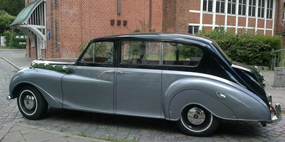 Hochzeitsauto-Vermietung - Tiere erlaubt - Bentley 1959, silber-schwarz