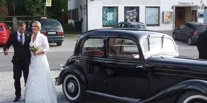 Hochzeitsauto-Vermietung - Marke: Mercedes Benz - Bayern - Oldtimer Mercedes 170 D, Baujahr 1950, 4 türig