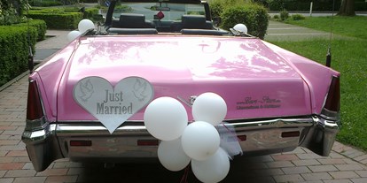 Hochzeitsauto-Vermietung - Marke: Cadillac - Pink Cadillac Cabrio 1969