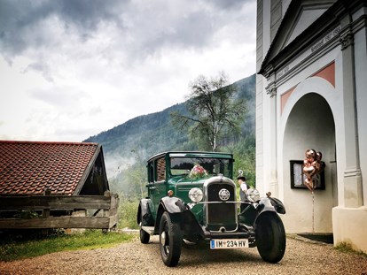 Hochzeitsauto-Vermietung - Einzugsgebiet: national - Tirol - Citroen AC4,
Bj. 1928 
Angemeldet 1931 - Oldtimer Shuttle
