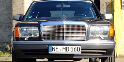 Hochzeitsauto-Vermietung - Ruhrgebiet - Mercedes 560 SEL - Mercedes 230 "Strichacht" & Mercedes 560 SEL (W126)