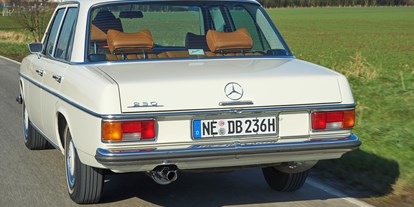 Hochzeitsauto-Vermietung - Ruhrgebiet - Mercedes 230 "Strichacht" - Mercedes 230 "Strichacht" & Mercedes 560 SEL (W126)
