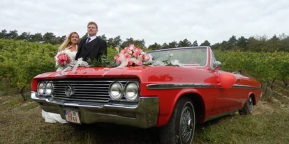 Hochzeitsauto-Vermietung - Bayern - Romantisches US Cabriolet als Hochzeitsauto - Buick Skylark Cabrio von bluesmobile4you