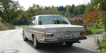 Hochzeitsauto-Vermietung - Bayern - Mercedes Benz 280 SE 4.5 von Classic Roadster München