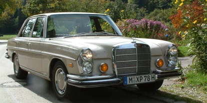 Hochzeitsauto-Vermietung - Bayern - Mercedes Benz 280 SE 4.5 von Classic Roadster München