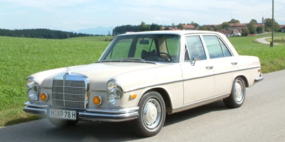 Hochzeitsauto-Vermietung - Bayern - Mercedes Benz 280 SE 4.5 von Classic Roadster München