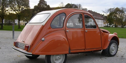 Hochzeitsauto-Vermietung - Bayern - Citroen 2 CV6 von Classic Roadster München