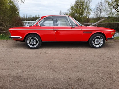 Hochzeitsauto-Vermietung - Bayern - Silhouette  - Bmw Oldtimer E9 3,0l CSI