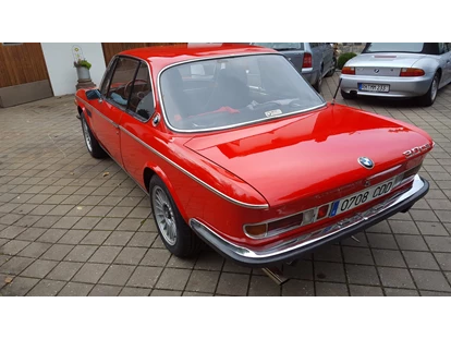 Hochzeitsauto-Vermietung - Bayern - Heck  - Bmw Oldtimer E9 3,0l CSI