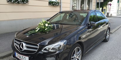 Hochzeitsauto-Vermietung - Marke: Mercedes Benz - Salzburg - Mercedes E- Klasse von ALS Austria Limousines Salzburg - Austria Limousines Salzburg